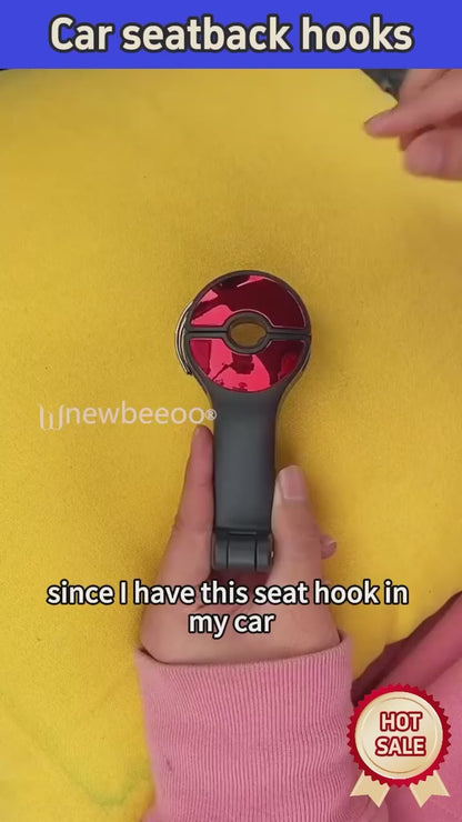 Car Seat Back Hooks with Phone Holder(Pack of 2)
